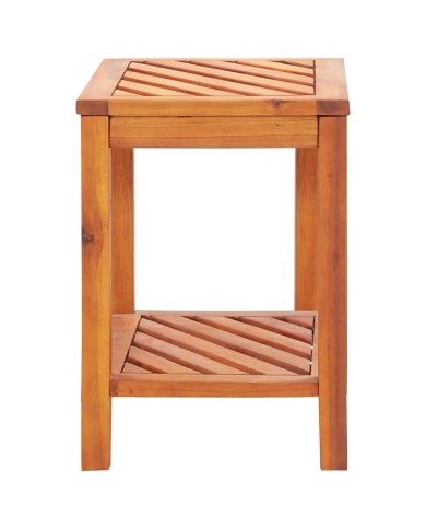 Table d'appoint Bois d'acacia massif 45 x 33 x 45 cm