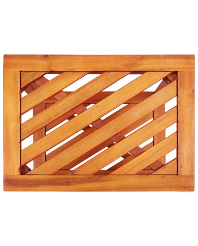 Table d'appoint Bois d'acacia massif 45 x 33 x 45 cm