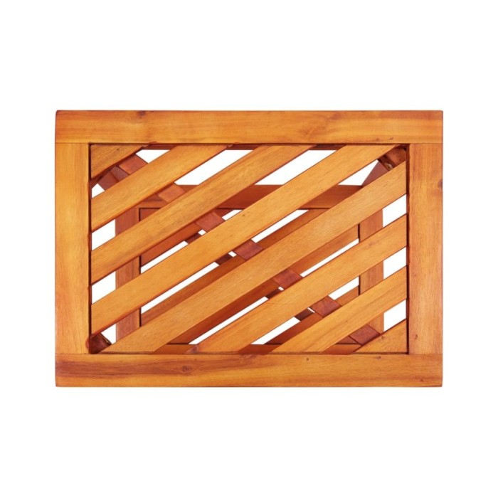 Table d'appoint Bois d'acacia massif 45 x 33 x 45 cm