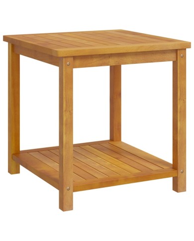Table d'appoint Bois d'acacia massif 45 x 45 x 45 cm