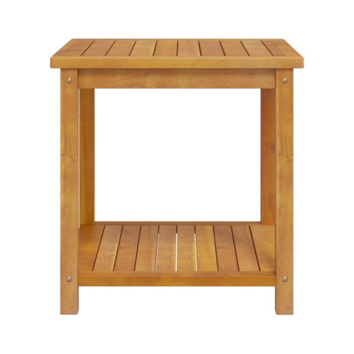 Table d'appoint Bois d'acacia massif 45 x 45 x 45 cm