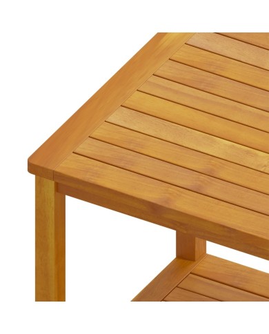 Table d'appoint Bois d'acacia massif 45 x 45 x 45 cm