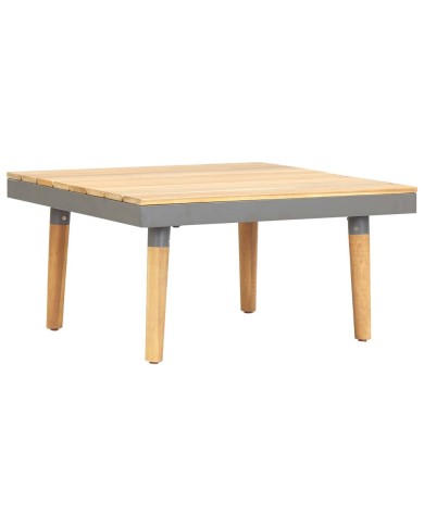 Table basse de jardin 60x60x31,5 cm Bois solide d'acacia