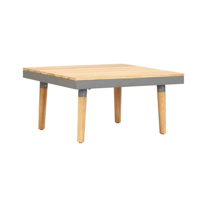 Table basse de jardin 60x60x31,5 cm Bois solide d'acacia
