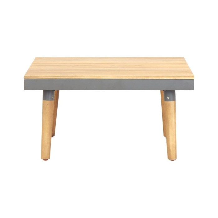 Table basse de jardin 60x60x31,5 cm Bois solide d'acacia
