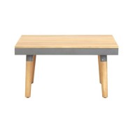 Table basse de jardin 60x60x31,5 cm Bois solide d'acacia