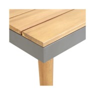 Table basse de jardin 60x60x31,5 cm Bois solide d'acacia