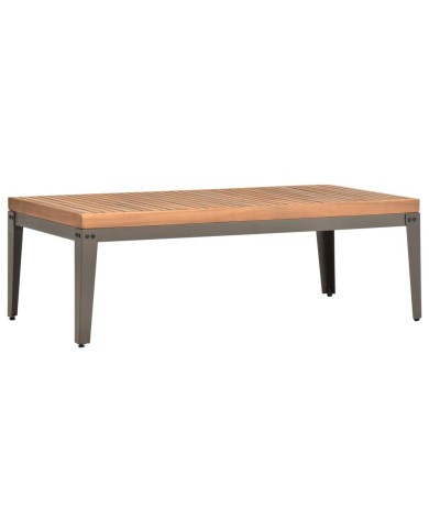 Table basse de jardin 110x55x36 cm Bois solide d'acacia