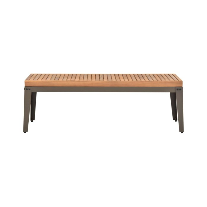 Table basse de jardin 110x55x36 cm Bois solide d'acacia