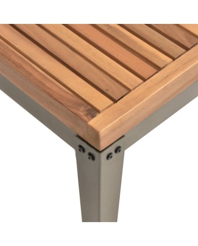 Table basse de jardin 110x55x36 cm Bois solide d'acacia