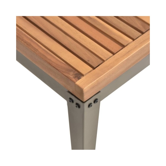 Table basse de jardin 110x55x36 cm Bois solide d'acacia