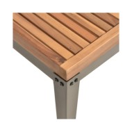 Table basse de jardin 110x55x36 cm Bois solide d'acacia