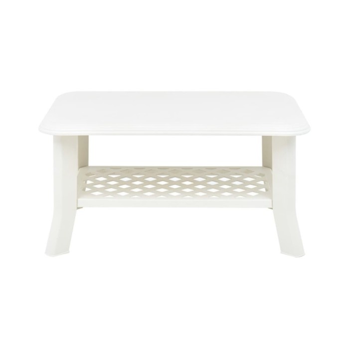 Table basse Blanc 90 x 60 x 46 cm Plastique
