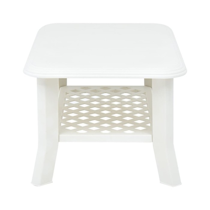 Table basse Blanc 90 x 60 x 46 cm Plastique