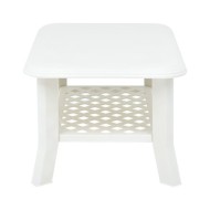 Table basse Blanc 90 x 60 x 46 cm Plastique