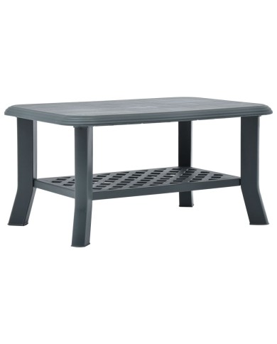 Table basse Vert 90 x 60 x 46 cm Plastique