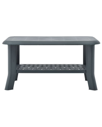 Table basse Vert 90 x 60 x 46 cm Plastique