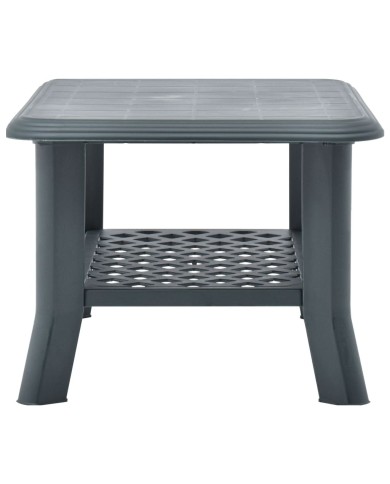 Table basse Vert 90 x 60 x 46 cm Plastique