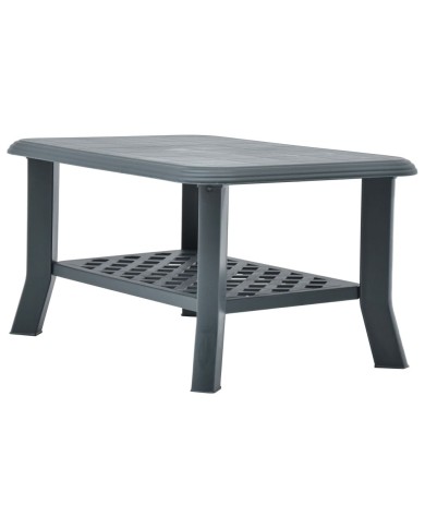 Table basse Vert 90 x 60 x 46 cm Plastique