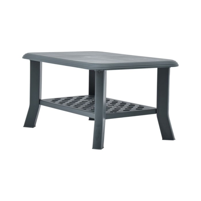 Table basse Vert 90 x 60 x 46 cm Plastique