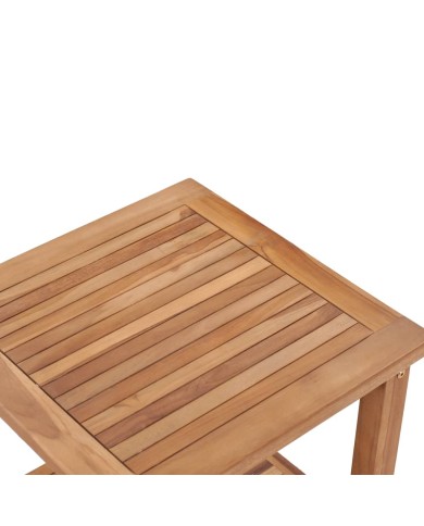 Table basse 45x45x45 cm Bois de teck solide