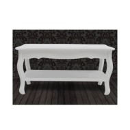 Table basse 2 couches MDF Blanc 