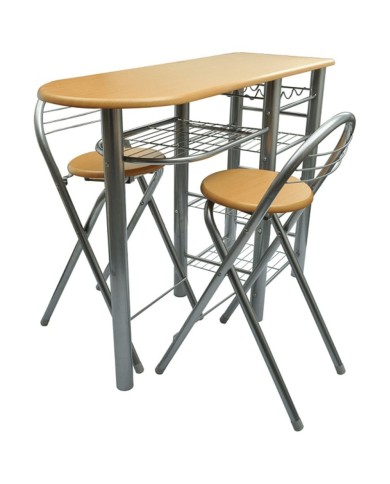 Ensemble de table et de chaises de bar / cuisine Bois 