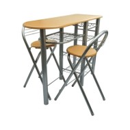 Ensemble de table et de chaises de bar / cuisine Bois 