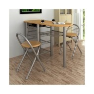Ensemble de table et de chaises de bar / cuisine Bois 