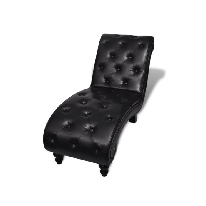 Chaise longue Marron Similicuir