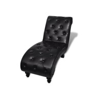 Chaise longue Marron Similicuir