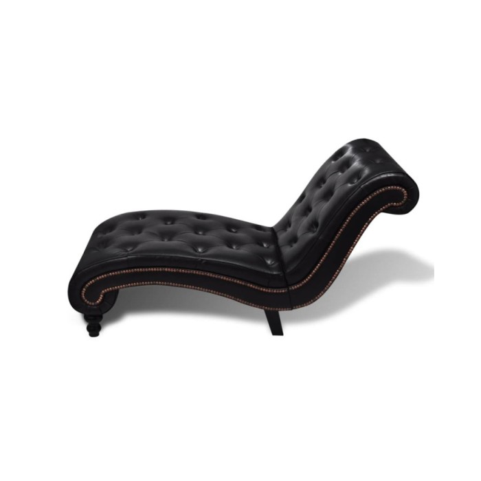 Chaise longue Marron Similicuir