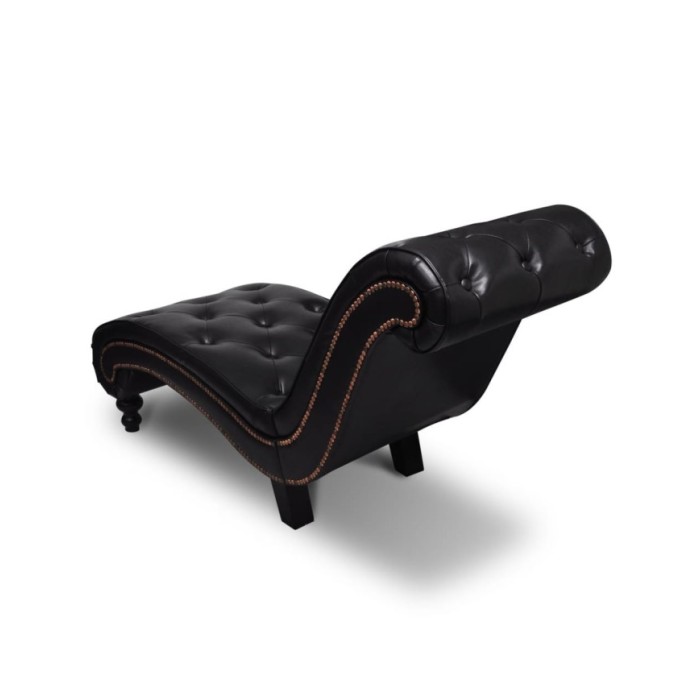 Chaise longue Marron Similicuir