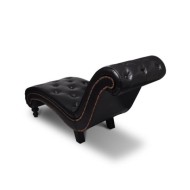 Chaise longue Marron Similicuir