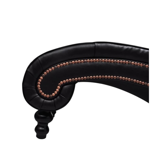 Chaise longue Marron Similicuir