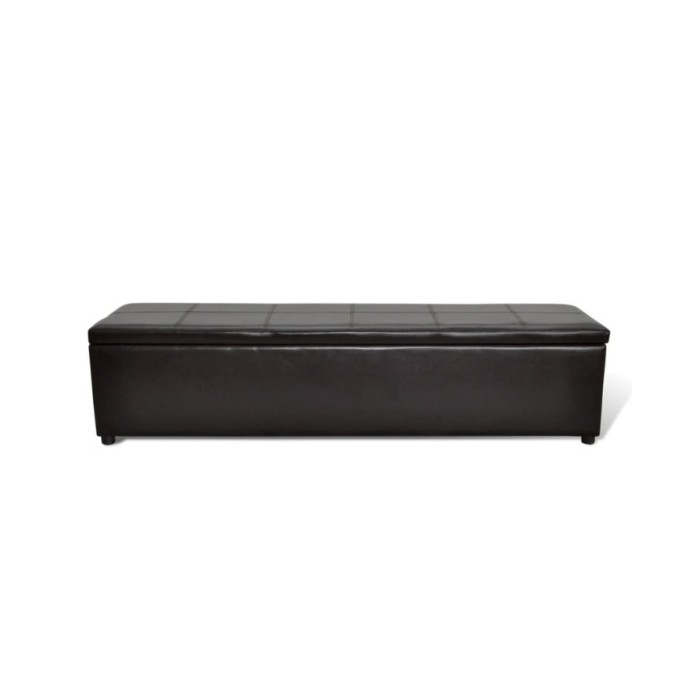 Banc de rangement Marron 168x44x44 cm