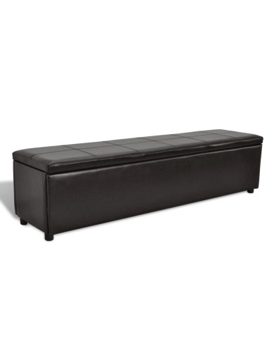 Banc de rangement Marron 168x44x44 cm