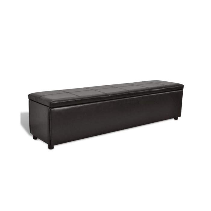 Banc de rangement Marron 168x44x44 cm