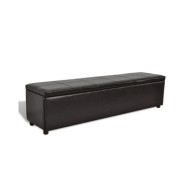 Banc de rangement Marron 168x44x44 cm