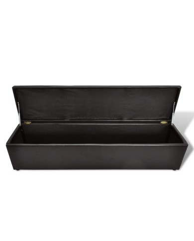 Banc de rangement Marron 168x44x44 cm
