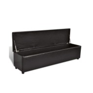 Banc de rangement Marron 168x44x44 cm