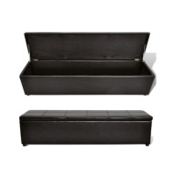 Banc de rangement Marron 168x44x44 cm