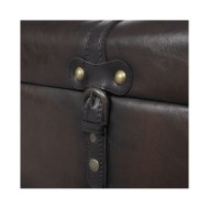 Ensemble de bancs de rangement 3 pcs Marron 