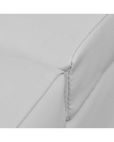 Chaise longue Blanc Similicuir