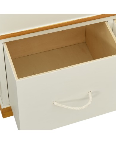 Banc d'entrée de rangement à chaussures 