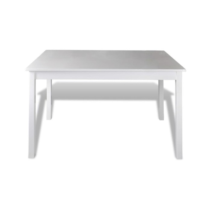 Ensemble de salle à manger 5 pcs Blanc  