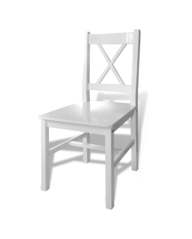 Ensemble de salle à manger 5 pcs Blanc  