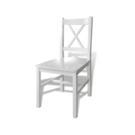 Ensemble de salle à manger 5 pcs Blanc  