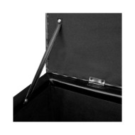 Banc long de rangement Bois Noir