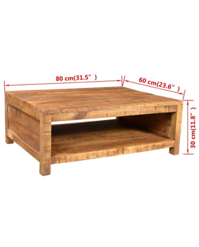 Table basse Bois massif de manguier 